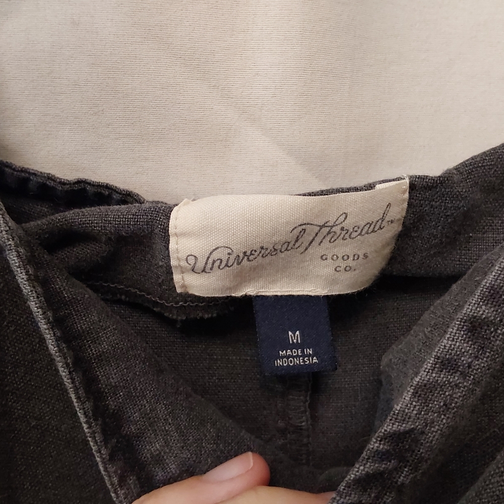 Universal Thread Dark Gray Sleeveless Utility Jum… - image 3